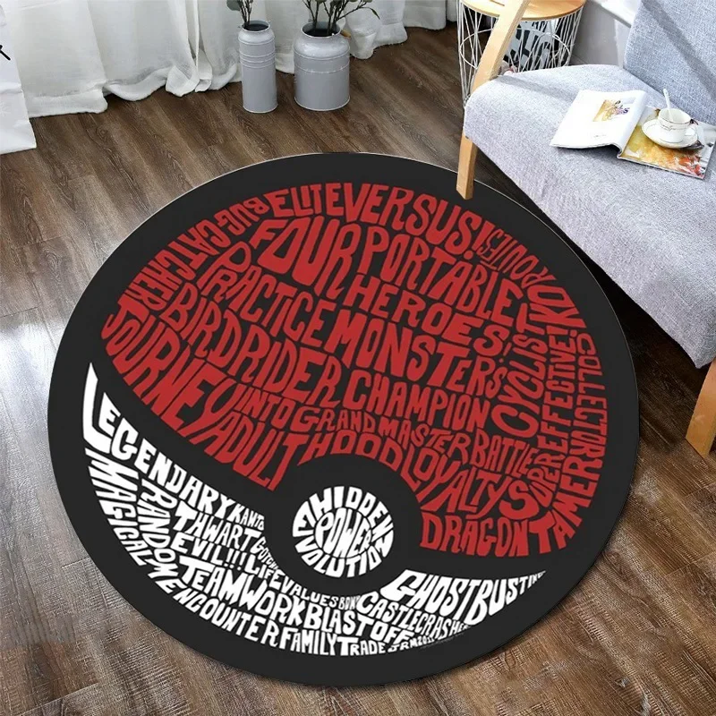 Tapis ronds Évoli, Cendre, Masterball, Metwu et autres Pokémon (40/60cm)