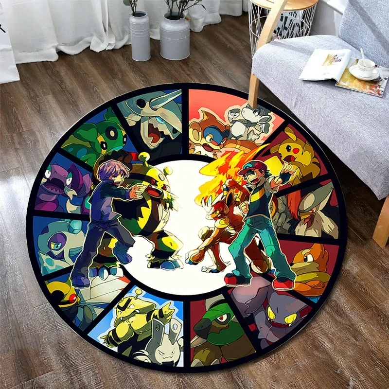 Tapis ronds Évoli, Cendre, Masterball, Metwu et autres Pokémon (40/60cm)