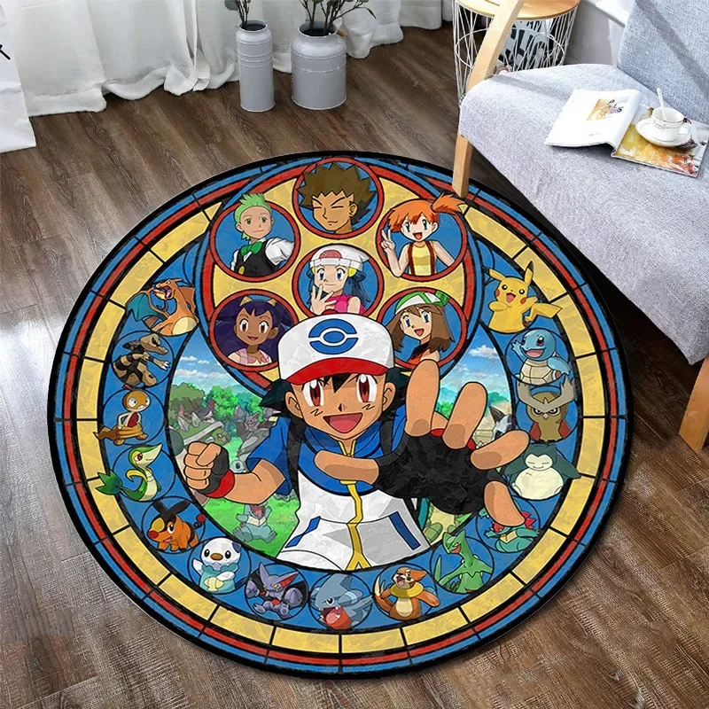 Tapis ronds Évoli, Cendre, Masterball, Metwu et autres Pokémon (40/60cm)