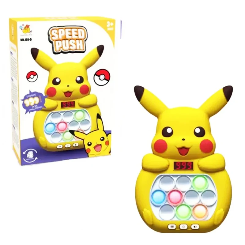Console de jouet à pousser Pikachu Speed ​​​​​​
