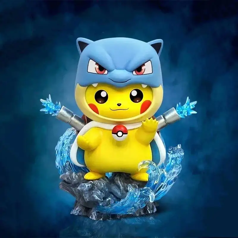 Figurines de cosplay Pikachu – Gengar, Charizard, Bulbasaur, Enton et bien plus encore. (environ 10-12 cm)