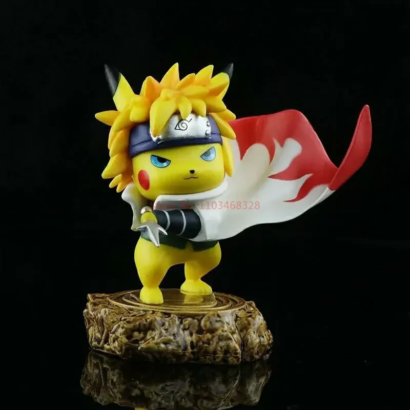 Figurines d'anime Pikachu - Naruto Ninja Obito Madara Kakashi Sasuke et autres - de nombreux motifs