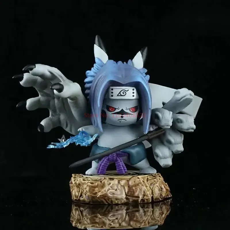 Figurines d'anime Pikachu - Naruto Ninja Obito Madara Kakashi Sasuke et autres - de nombreux motifs