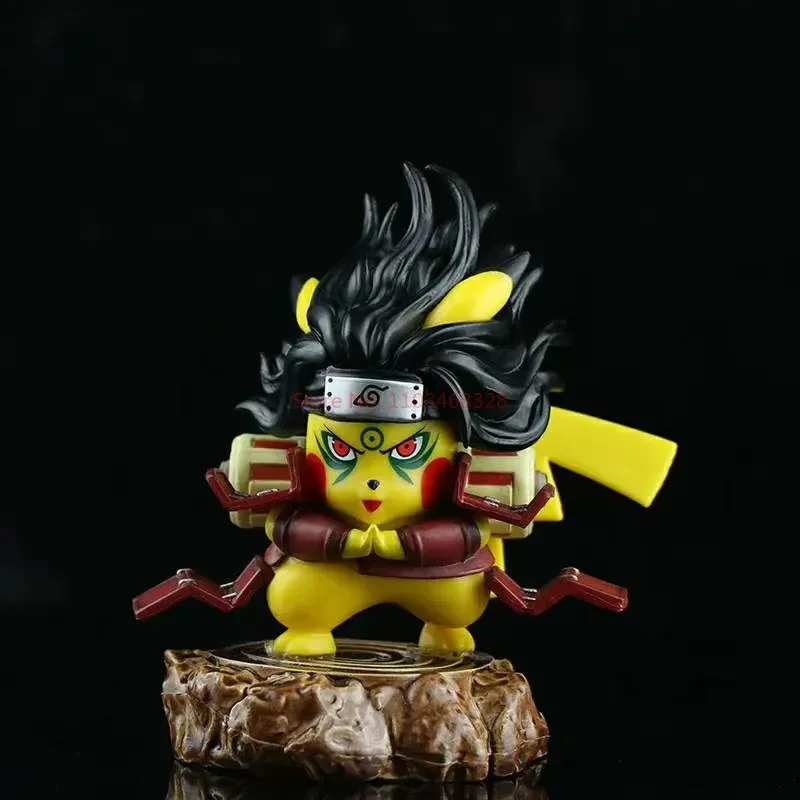 Figurines d'anime Pikachu - Naruto Ninja Obito Madara Kakashi Sasuke et autres - de nombreux motifs