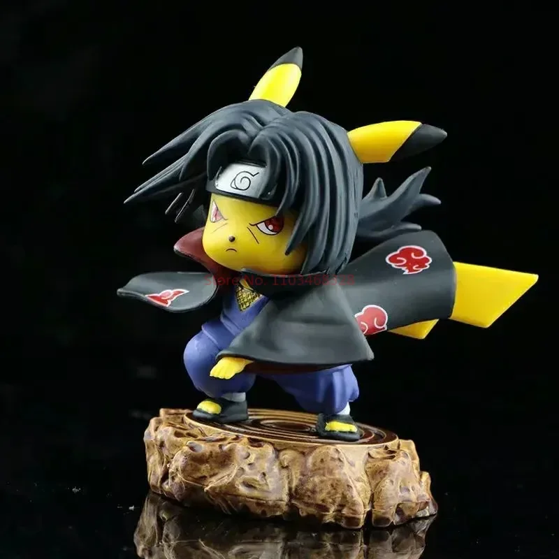 Figurines d'anime Pikachu - Naruto Ninja Obito Madara Kakashi Sasuke et autres - de nombreux motifs