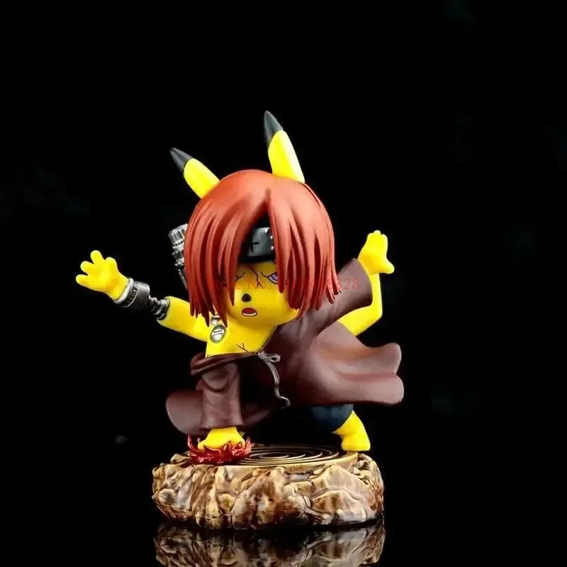 Figurines d'anime Pikachu - Naruto Ninja Obito Madara Kakashi Sasuke et autres - de nombreux motifs
