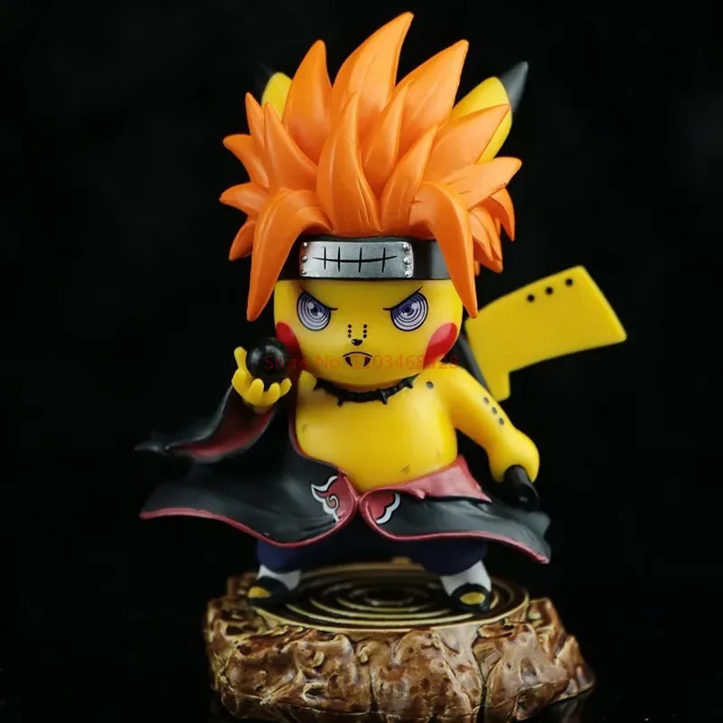 Figurines d'anime Pikachu - Naruto Ninja Obito Madara Kakashi Sasuke et autres - de nombreux motifs