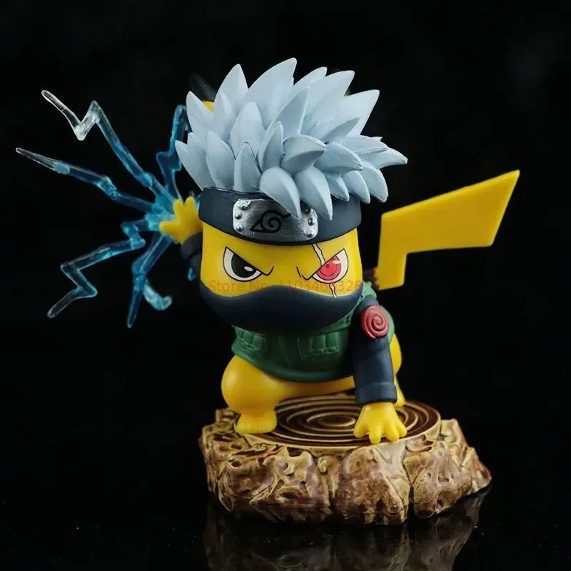 Figurines d'anime Pikachu - Naruto Ninja Obito Madara Kakashi Sasuke et autres - de nombreux motifs