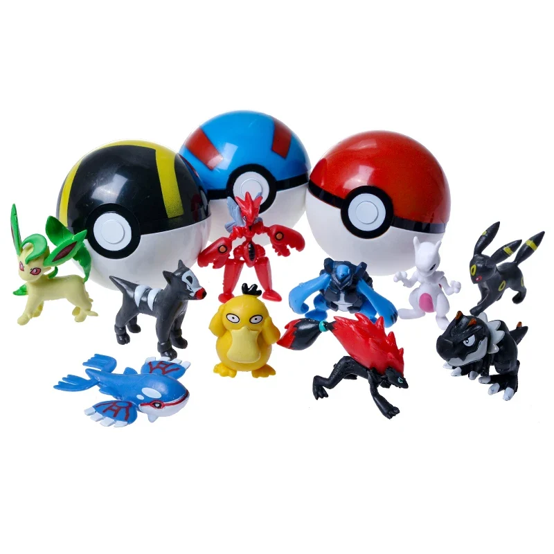 Coffret cadeau Pokémon 36 figurines et 3 Pokeballs
