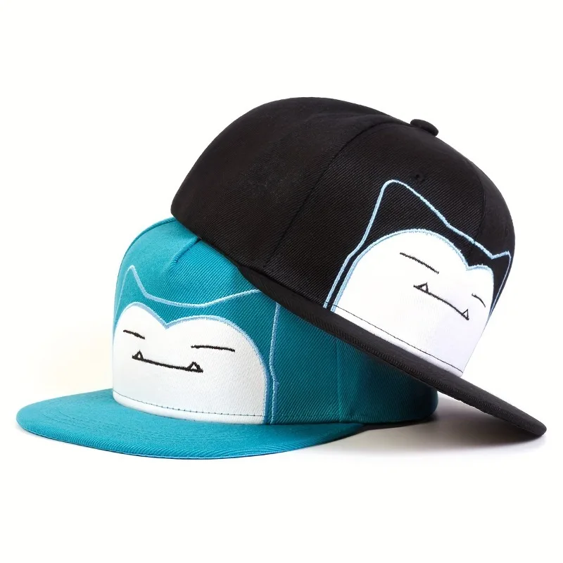Casquette de baseball Great Snorlax en noir ou vert pour adultes