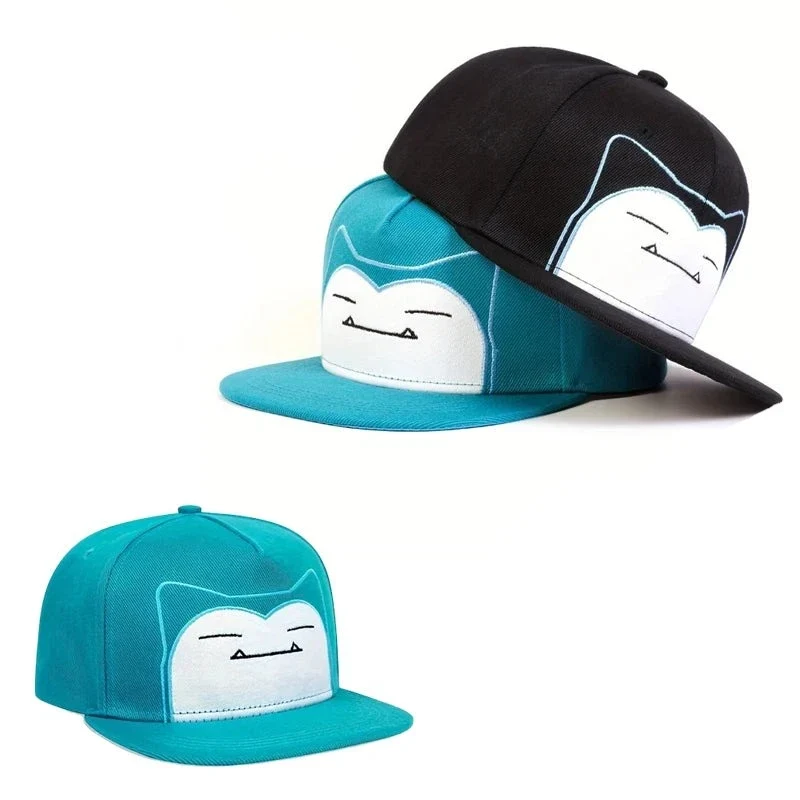 Casquette de baseball Great Snorlax en noir ou vert pour adultes