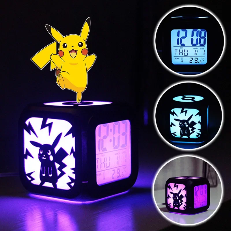 Réveil veilleuse LED Pokémon Pikachu