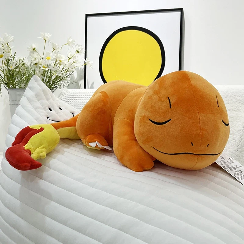 Adorable peluche Pokémon Salamèche endormie (env. 33 cm)