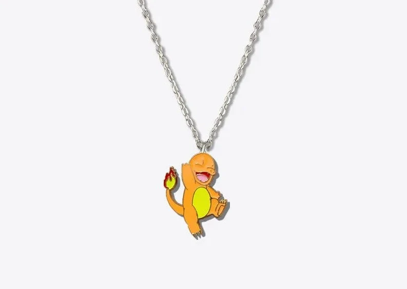 Collier mignon Pikachu, Évoli, Salamèche, Carapuce, Togepi, Jigglypuff ou Bulbasaur
