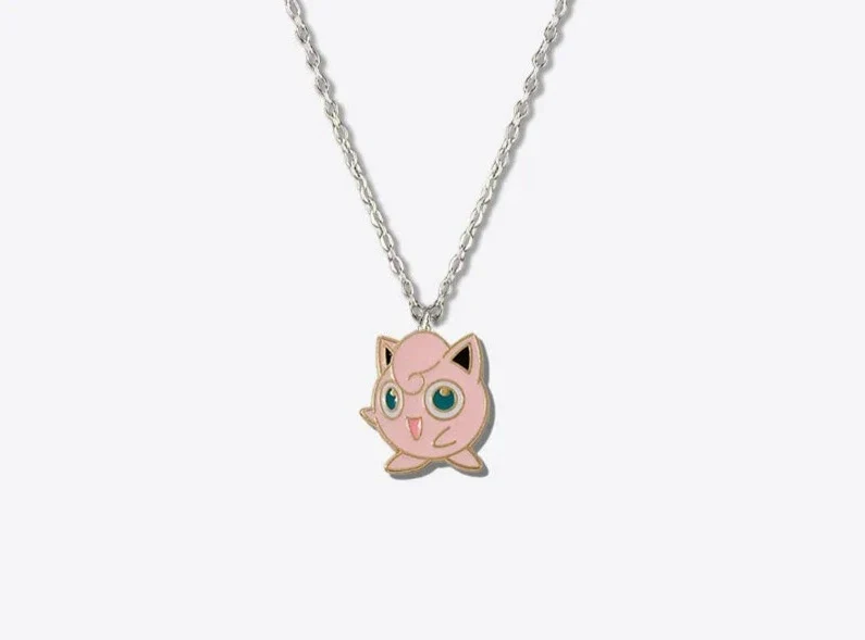 Collier mignon Pikachu, Évoli, Salamèche, Carapuce, Togepi, Jigglypuff ou Bulbasaur