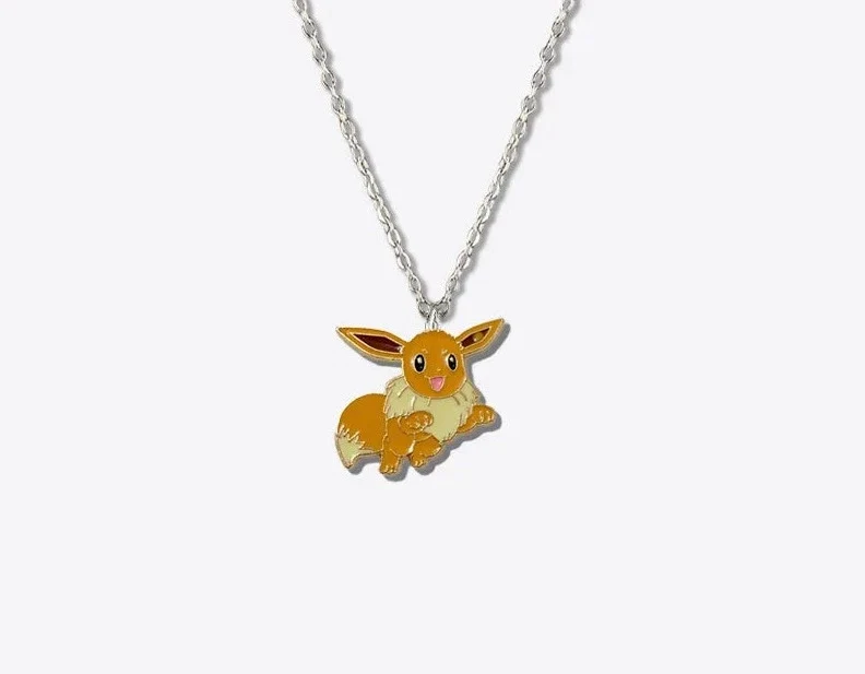 Collier mignon Pikachu, Évoli, Salamèche, Carapuce, Togepi, Jigglypuff ou Bulbasaur
