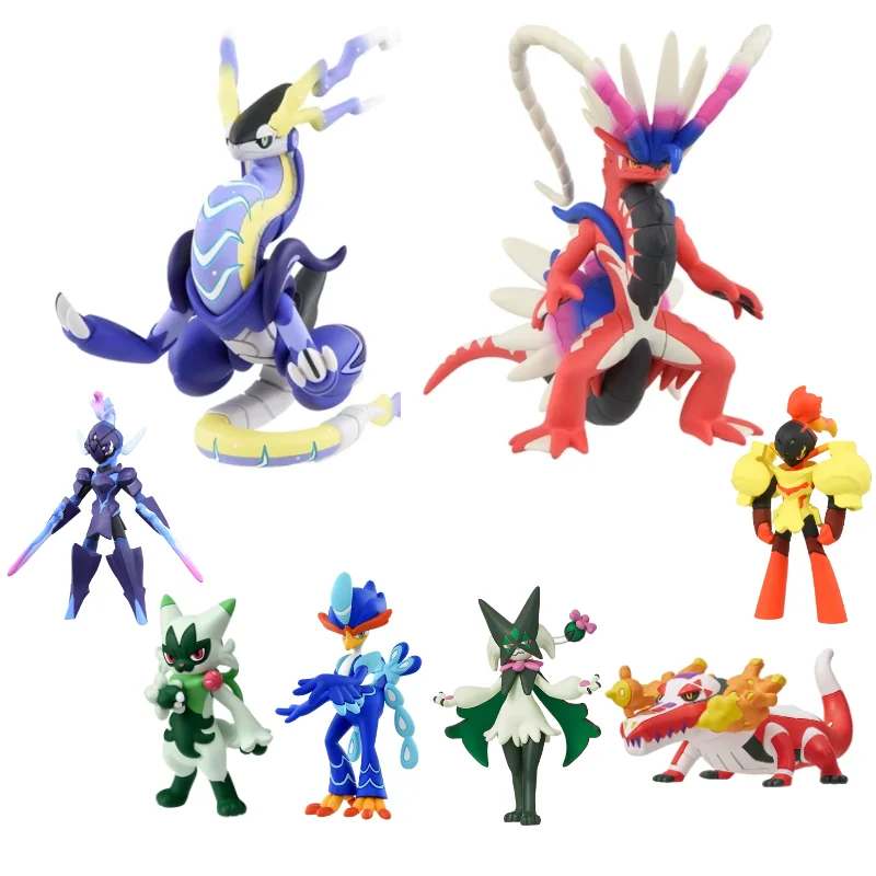 Skeledirge Floragato Meowscarada Miraidon Koraidon Ceruledge Armarouge Pokemon Figures