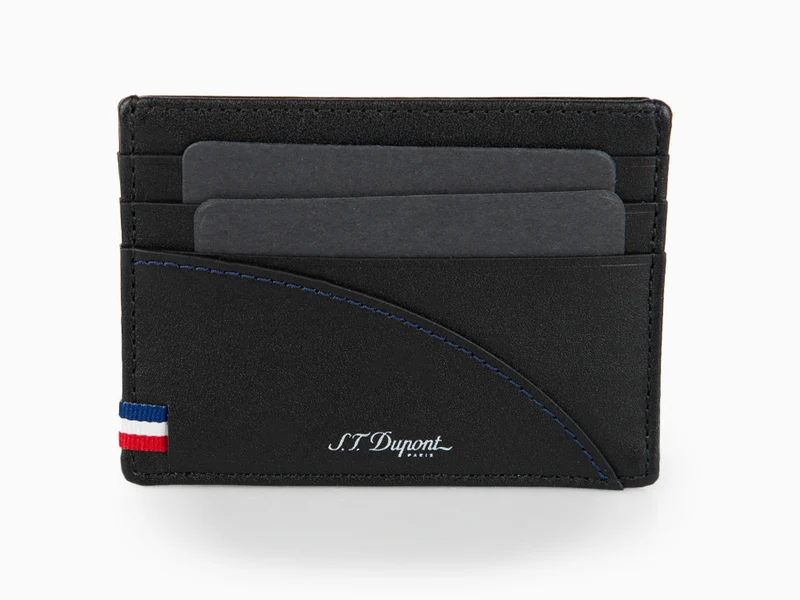 Porte-cartes S.T. Dupont Défi Millennium, Cuir, Noir, 6 Cartes de crédit, 172004