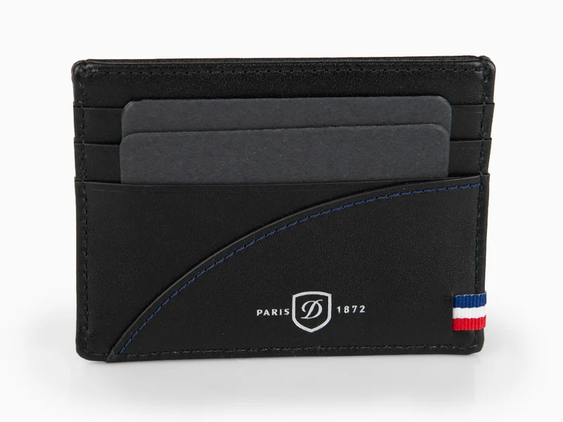 Porte-cartes S.T. Dupont Défi Millennium, Cuir, Noir, 6 Cartes de crédit, 172004