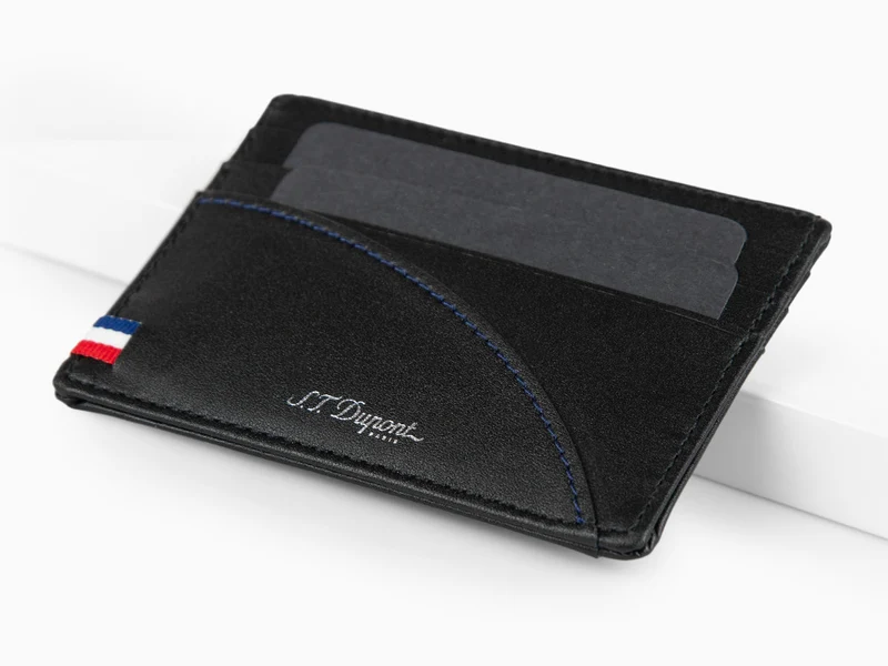 Porte-cartes S.T. Dupont Défi Millennium, Cuir, Noir, 6 Cartes de crédit, 172004