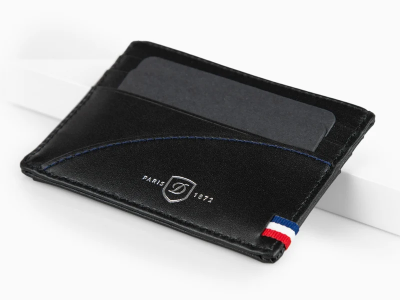 Porte-cartes S.T. Dupont Défi Millennium, Cuir, Noir, 6 Cartes de crédit, 172004