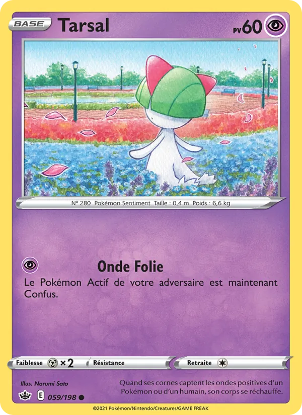 Tarsal 59/198 — EB06 – Règne de Glace — Carte Pokémon française