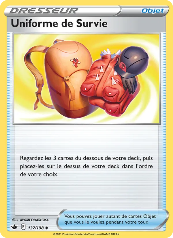 Uniforme de Survie 137/198 — EB06 – Règne de Glace — Carte Pokémon française