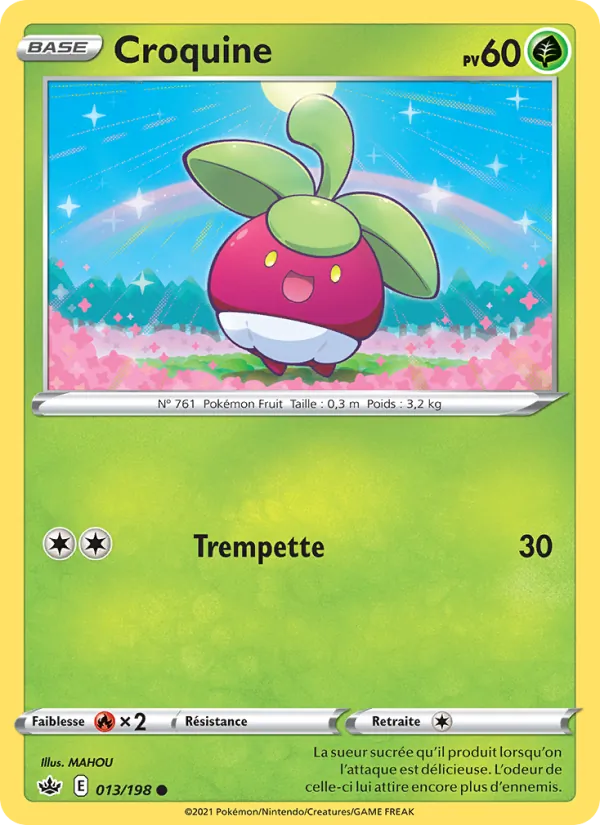 Croquine 13/198 — EB06 – Règne de Glace — Carte Pokémon française