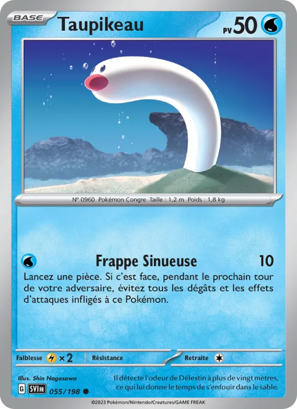 Taupikeau 55/198 — EV01 – Écarlate et Violet — Carte Pokémon française