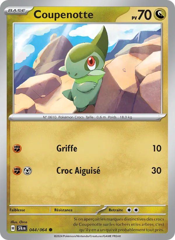 Coupenotte 44/64 — EV06.5 – Fable Nébuleuse — Carte Pokémon française