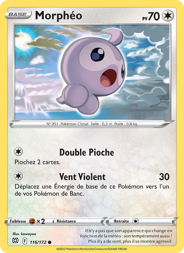 Morphéo 116/172 — EB09 - Stars Etincelantes — Carte Pokémon française