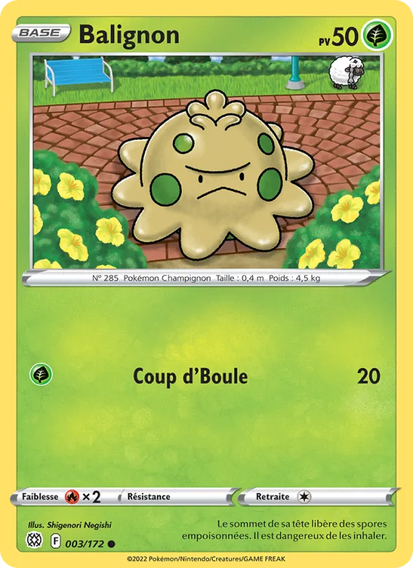 Balignon 3/172 — EB09 - Stars Etincelantes — Carte Pokémon française