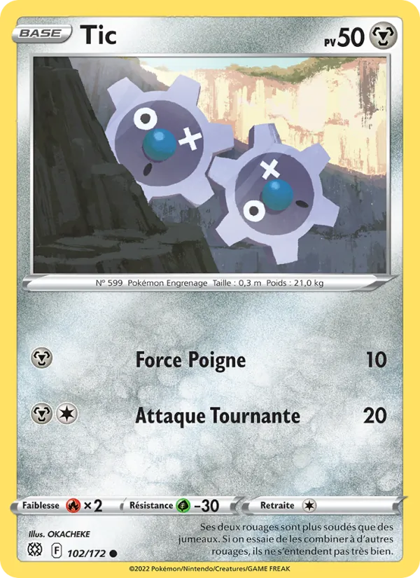 Tic 102/172 — EB09 - Stars Etincelantes — Carte Pokémon française