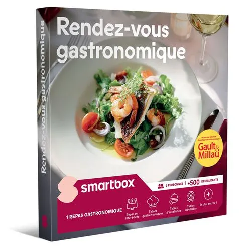 Coffret cadeau SmartBox Rendez-vous gastronomique