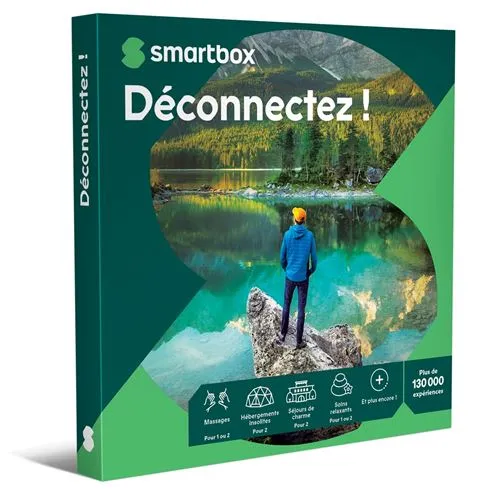 Coffret cadeau SmartBox Déconnectez !