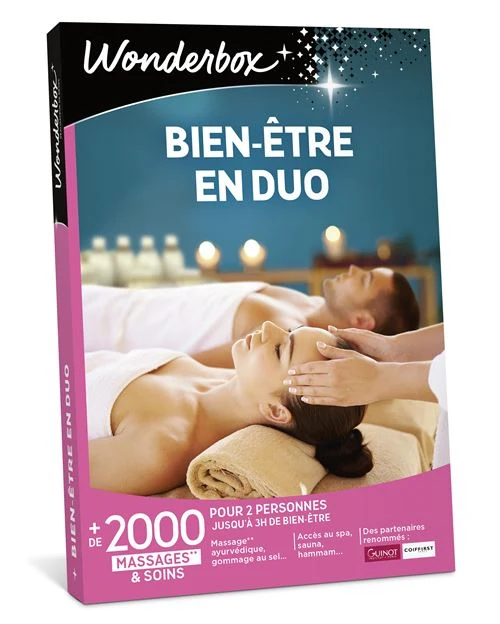 Coffret cadeau Wonderbox Bien-être en duo Edition 2025