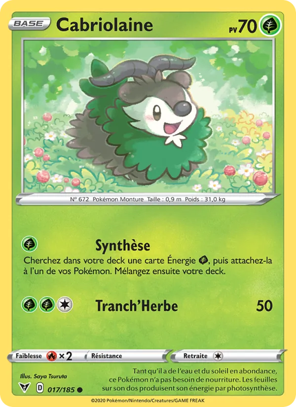 Cabriolaine 17/185 — EB04 — Voltage Éclatant — Carte Pokémon française