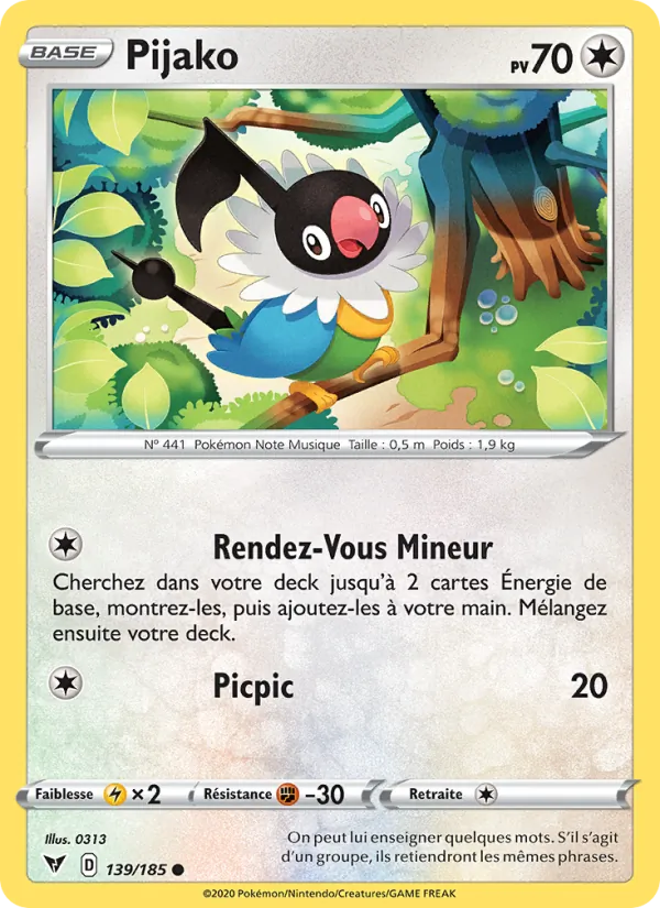 Pijako 139/185 — EB04 — Voltage Éclatant — Carte Pokémon française