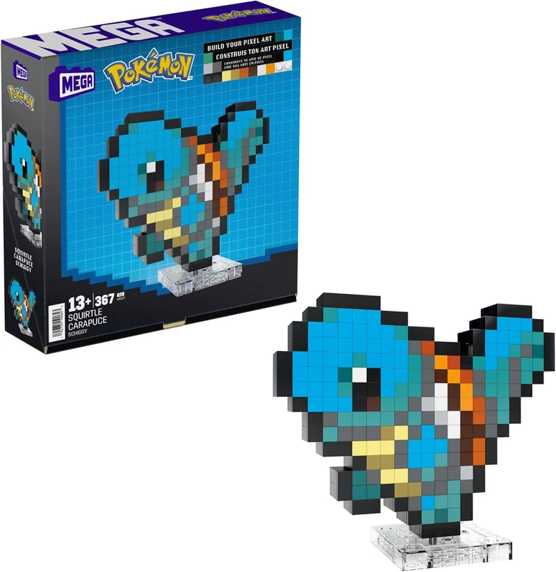 MEGA Pokémon — Carapuce rétro à construire