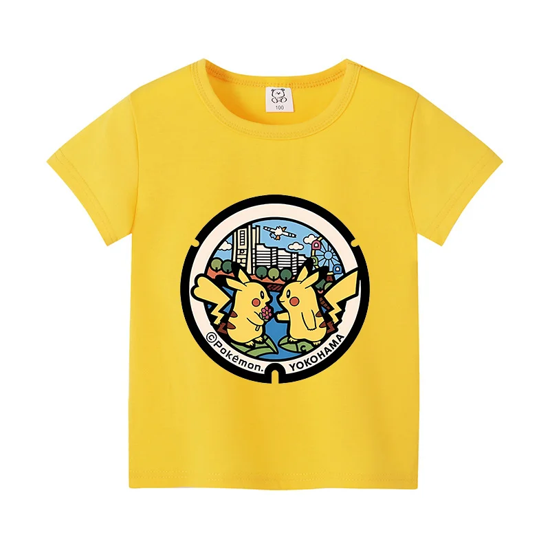 T-shirts enfants colorés aux motifs Pokémon