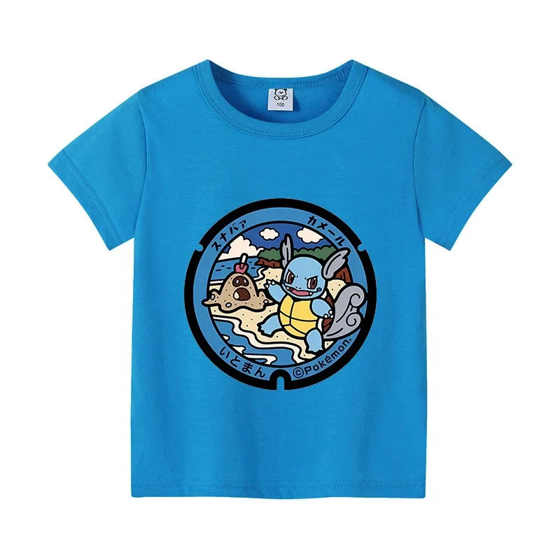 T-shirts enfants colorés aux motifs Pokémon