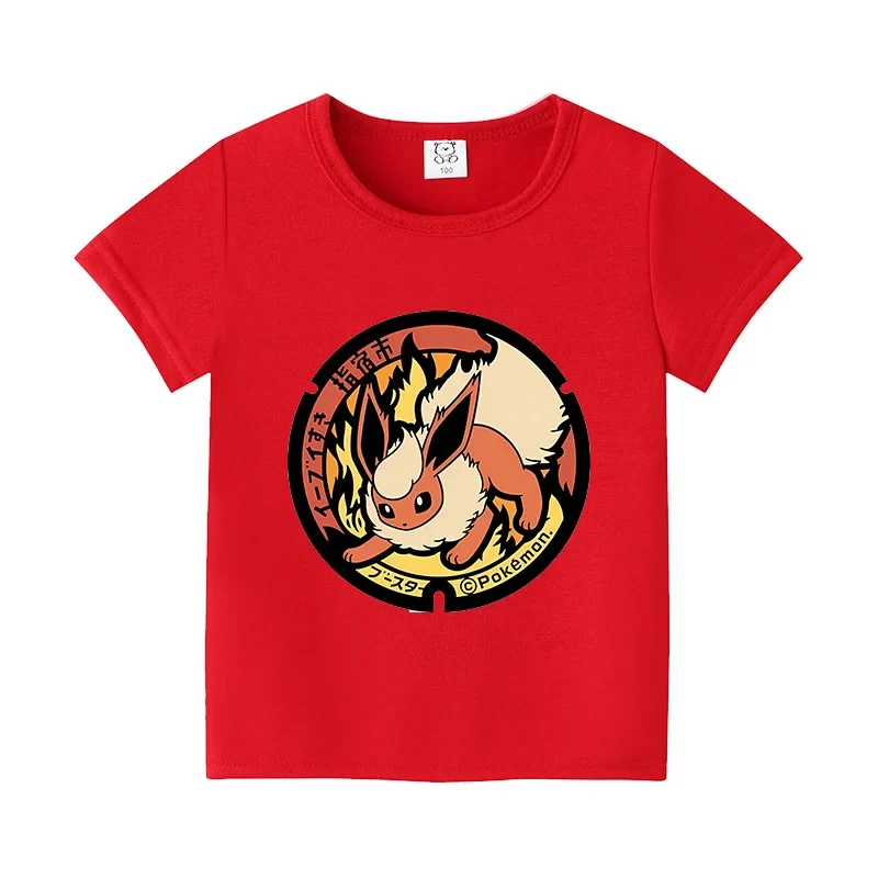 T-shirts enfants colorés aux motifs Pokémon