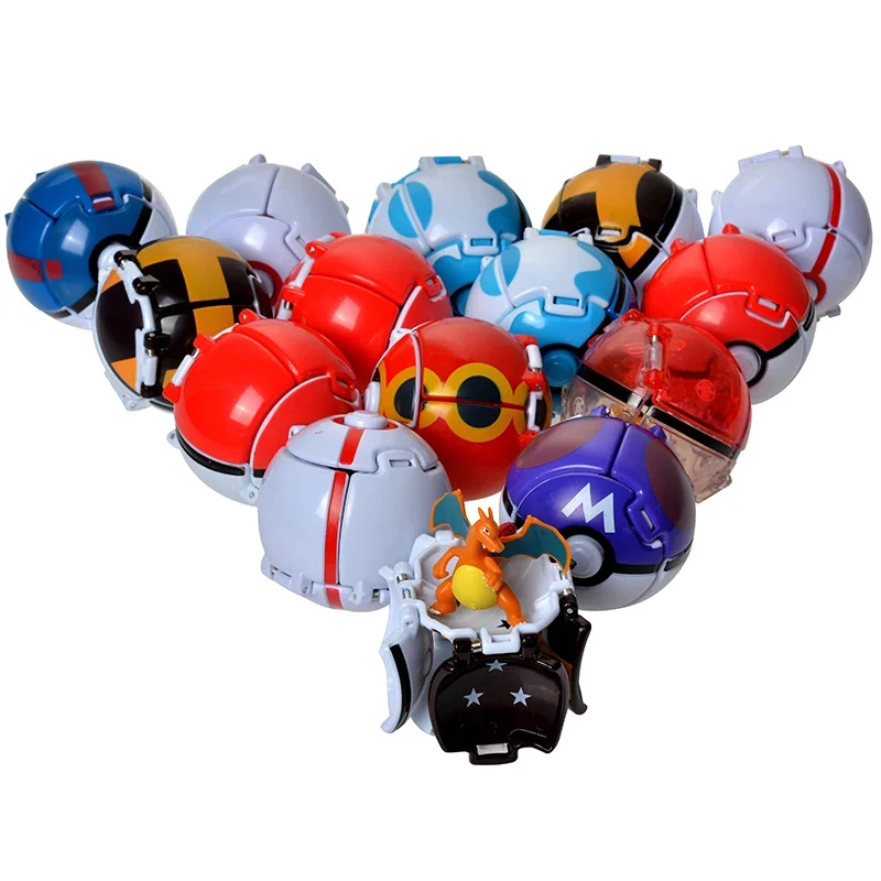 Figurines avec Pokemon Ball - de nombreux motifs