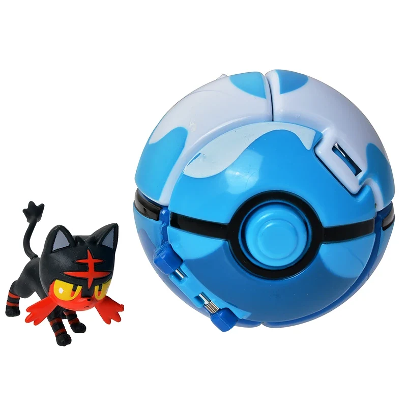 Figurines avec Pokemon Ball - de nombreux motifs