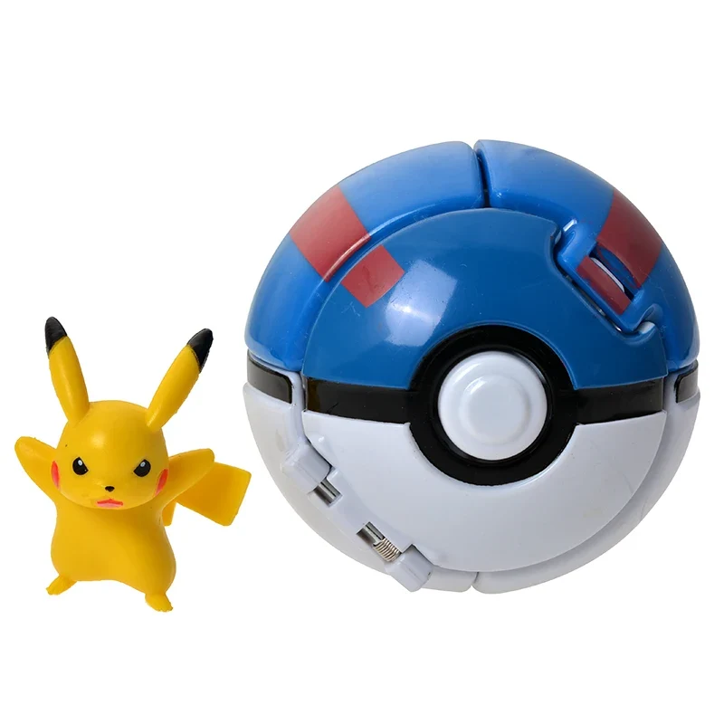 Figurines avec Pokemon Ball - de nombreux motifs