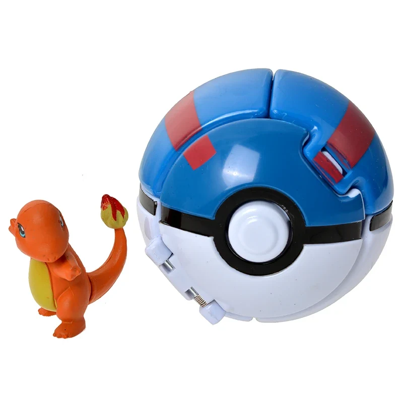 Figurines avec Pokemon Ball - de nombreux motifs