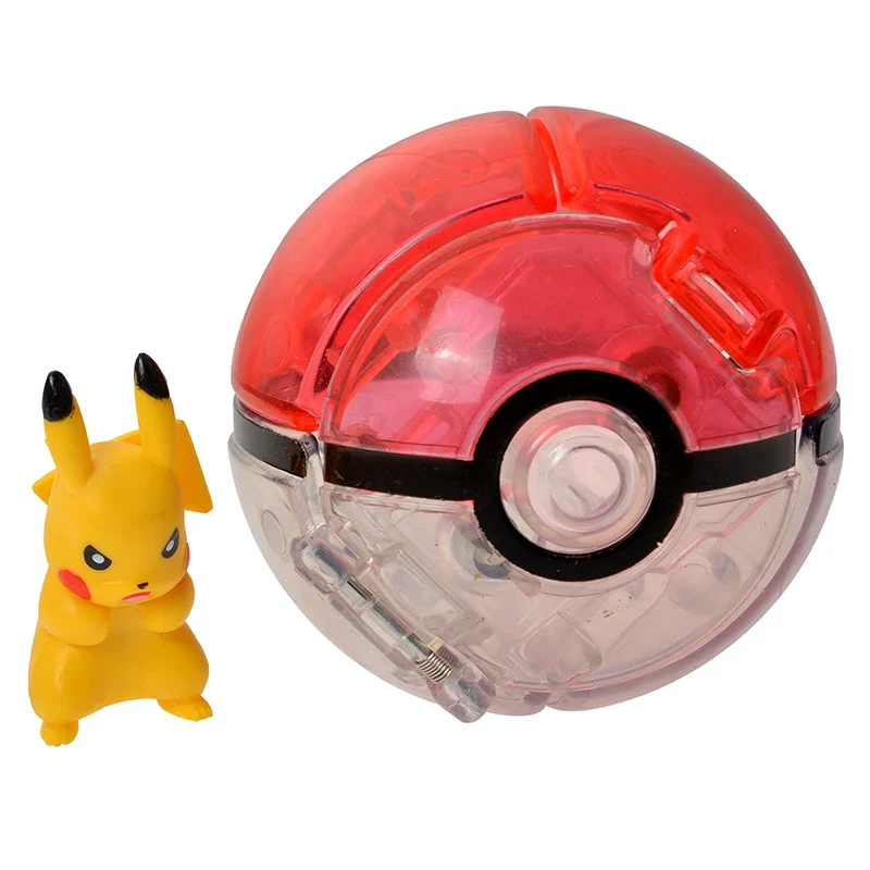 Figurines avec Pokemon Ball - de nombreux motifs