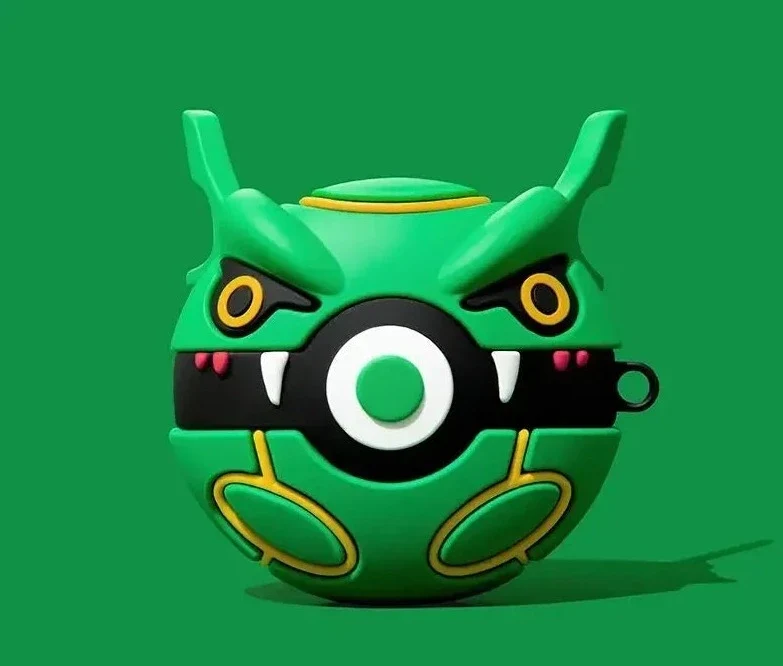 Étui de protection Rayquaza pour Apple AirPods 1, 2, 3 ou Airpods Pro