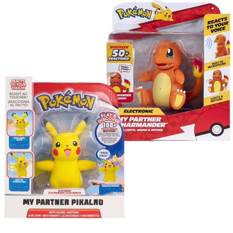 Figurines Pokémon parlant Pikachu ou Salamèche