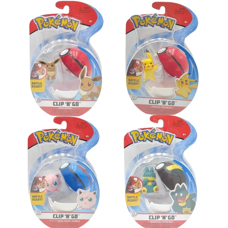 Wct Pokémon Clip'n Go figurine jouet avec Pokeball Jigglypuff